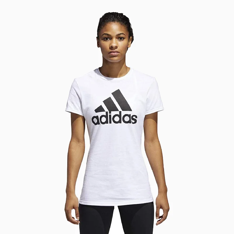 Women's Badge Of Sport T Shirt Comfortable Fit Short Shirt