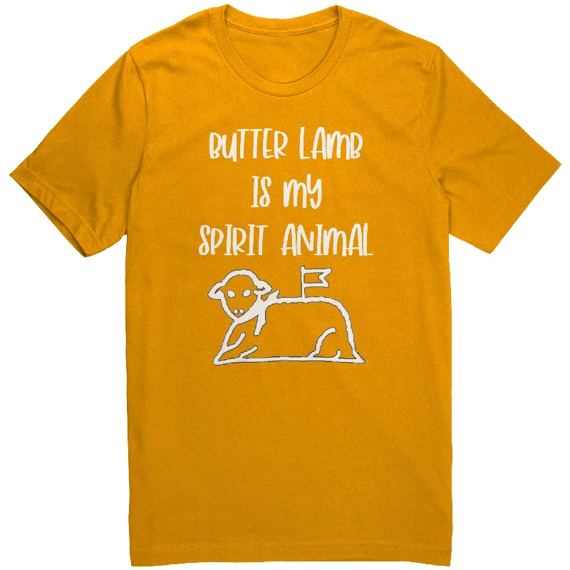 Butter Lamb is my Spirit Animal Unisex Shirt Classic Solid Short Shirt