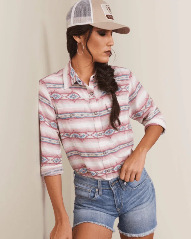 Ariat Women's REAL Classic Fit Kaycee Long Sleeve Western Shirt 10043416 Relaxed Fit Short Shirt Ariat Women's REAL Classic Fit Kaycee Long Sleeve Western Shirt 10043416 Relaxed Fit Short Shirt