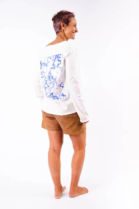 KASSIA+SURF IDEAL x KASSIA SOFT WAVE LONG SLEEVE SHIRT (PRE-SALE) Casual Slouchy Short Sleeve