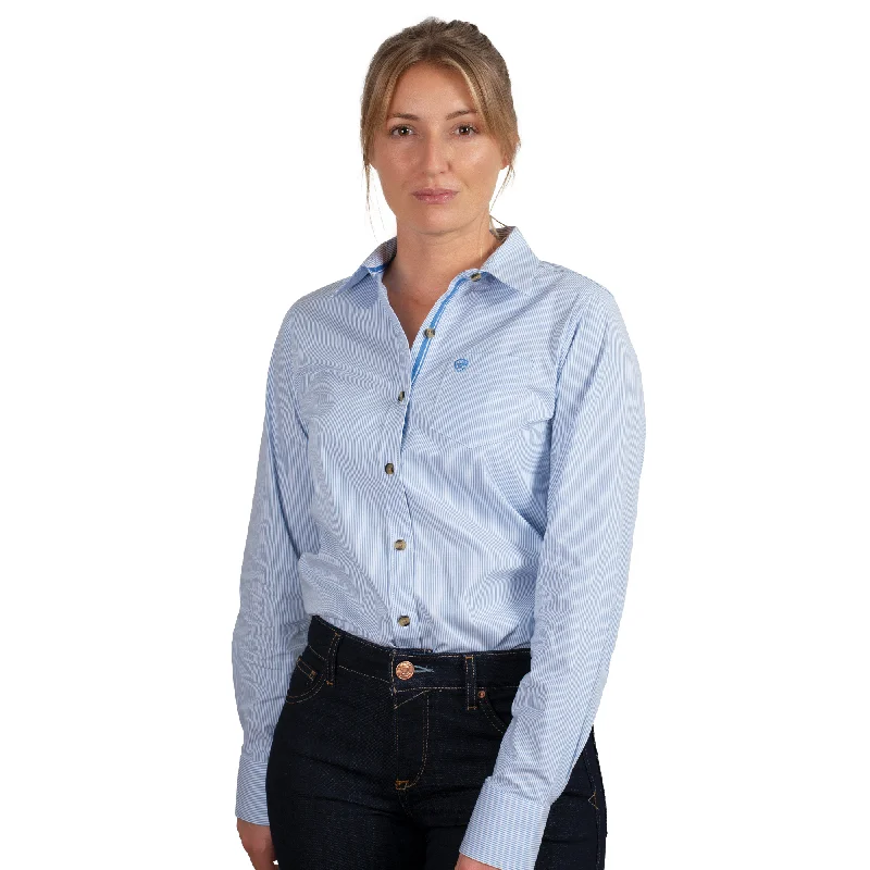 Kirby Stretch Shirt Elegant Lace-Trimmed Short Shirt