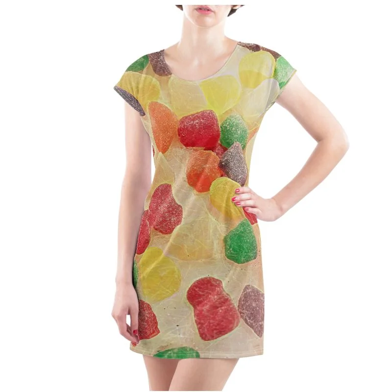 Ladies Tunic T Shirt Casual Boxy Short Shirt