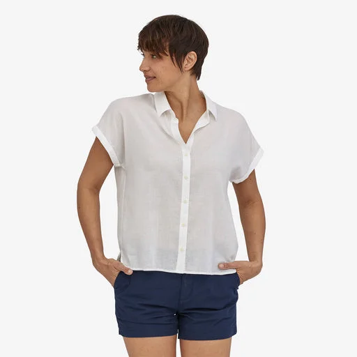 Patagonia Lightweight A/C Shirt - White Classic Basic Short Shirt