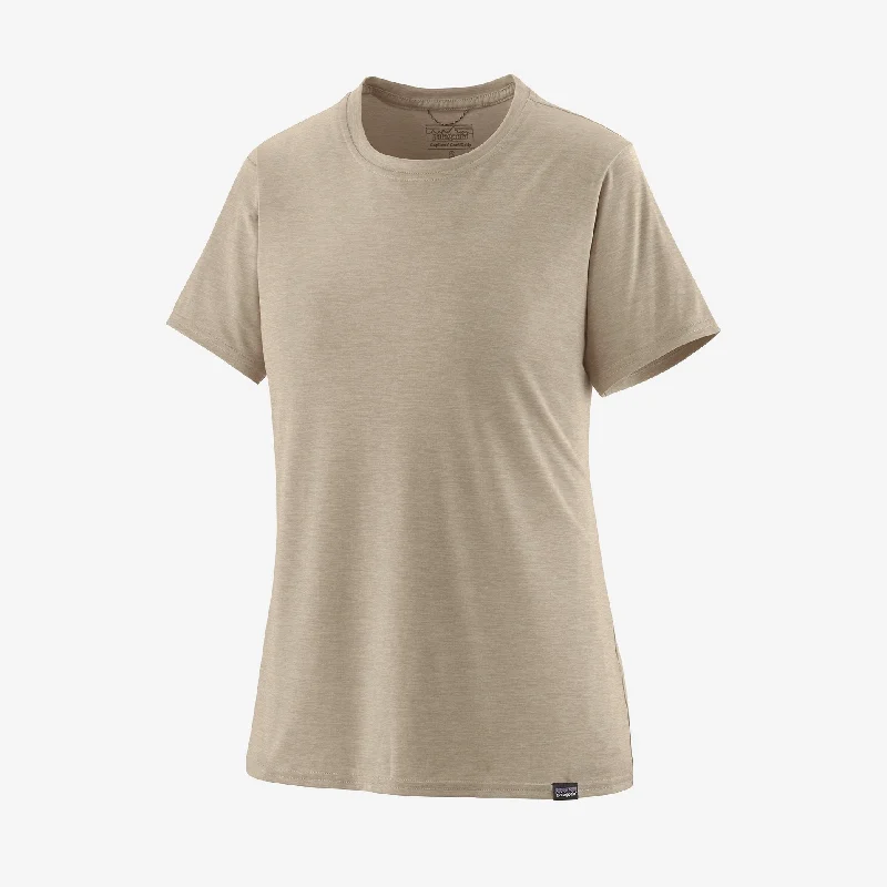 Patagonia Capilene Cool Daily Shirt - Pumice Dyno White X-Dye Relaxed Fit Short Shirt