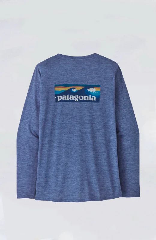 Patagonia - Women's L/S Cap Cool Daily Graphic Shirt - Waters Elegant Lace-Trimmed Short Shirt Patagonia - Women's L/S Cap Cool Daily Graphic Shirt - Waters Elegant Lace-Trimmed Short Shirt