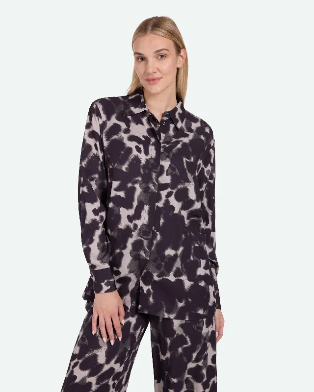 Sarahs 3789 Shirt - Black Casual Short Sleeve Top