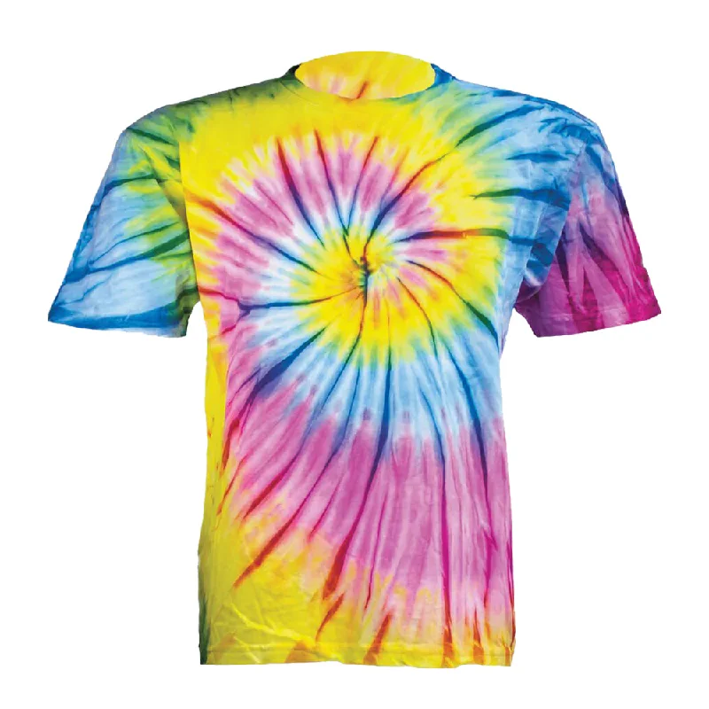 Gold Fuchsia Neon Spiral