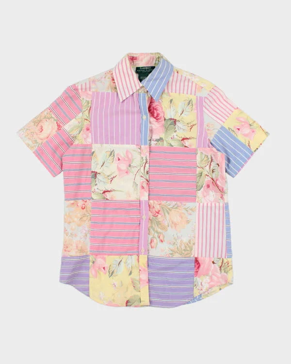 Vintage 90s Ralph Lauren Shirt - S Fashionable Cuffed Short Sleeve