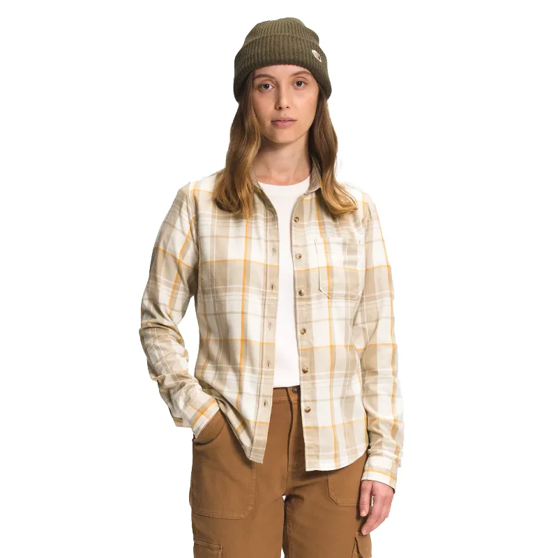 Women's Berkeley L/S Girlfriend Shirt Stylish Split-Hem Short Shirt