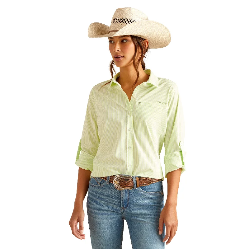 VentTEK Stretch Shirt Elegant High-Low Short Shirt