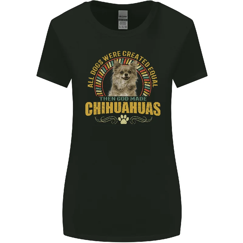 A Chihuahua Dog Womens Wider Cut T-Shirt Casual Formal Business