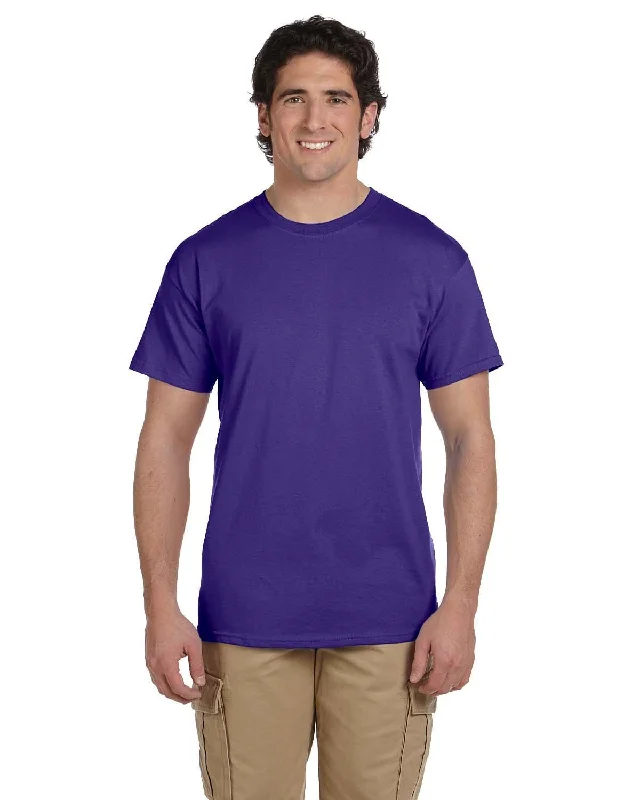 Fruit of the Loom 100% Cotton T-Shirt | Deep Purple Machine Wash Dry Clean Hand Wash