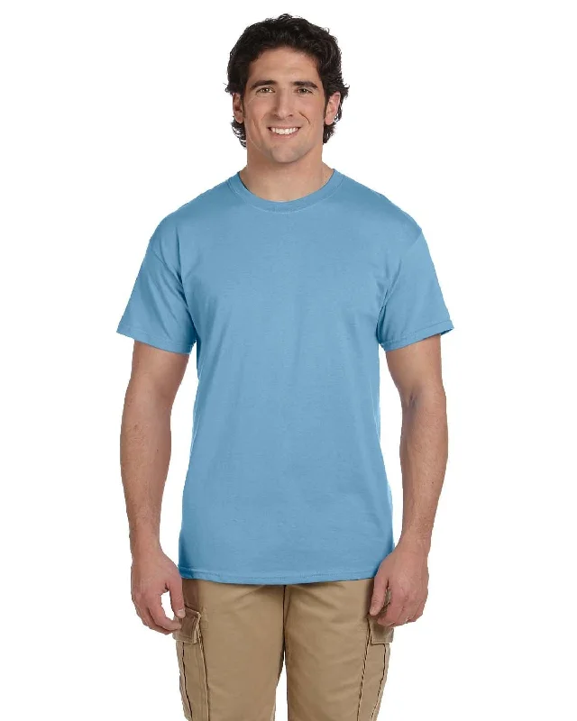 Fruit of the Loom 100% Cotton T-Shirt | Light Blue Terry Blend Velvet Blend Canvas Blend