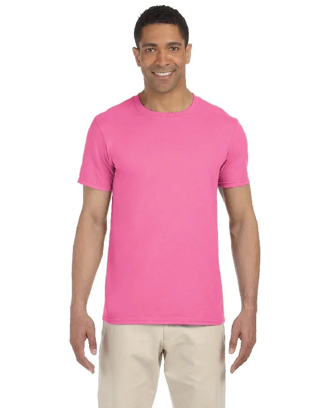 Gildan SoftStyle T-Shirt | Azalea Polka Dot Checkered Tartan