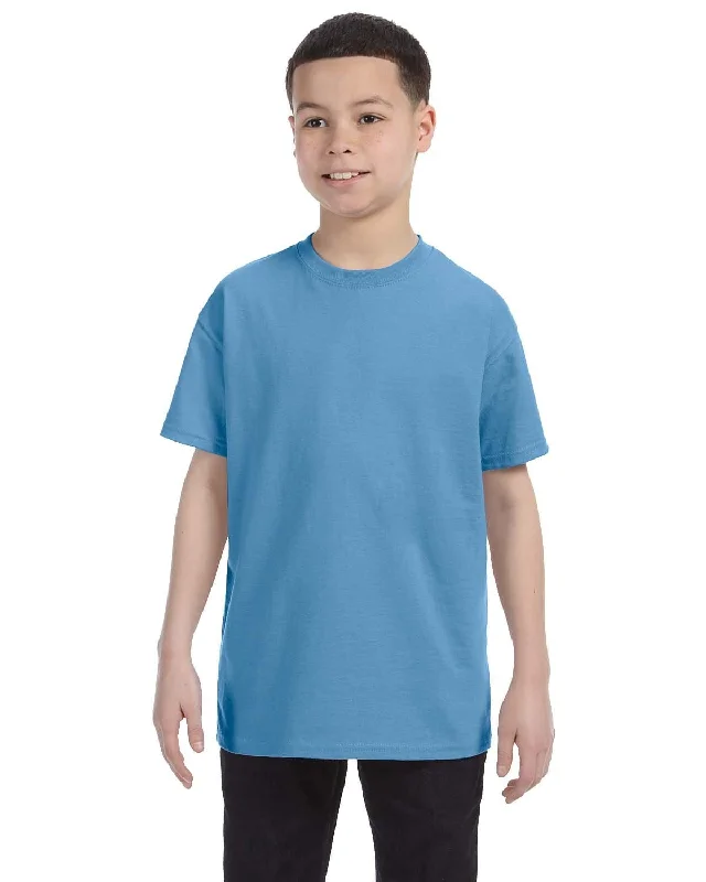 Gildan Youth Lightweight 100% Cotton T-Shirt | Carolina Blue Elegant Classic Vintage