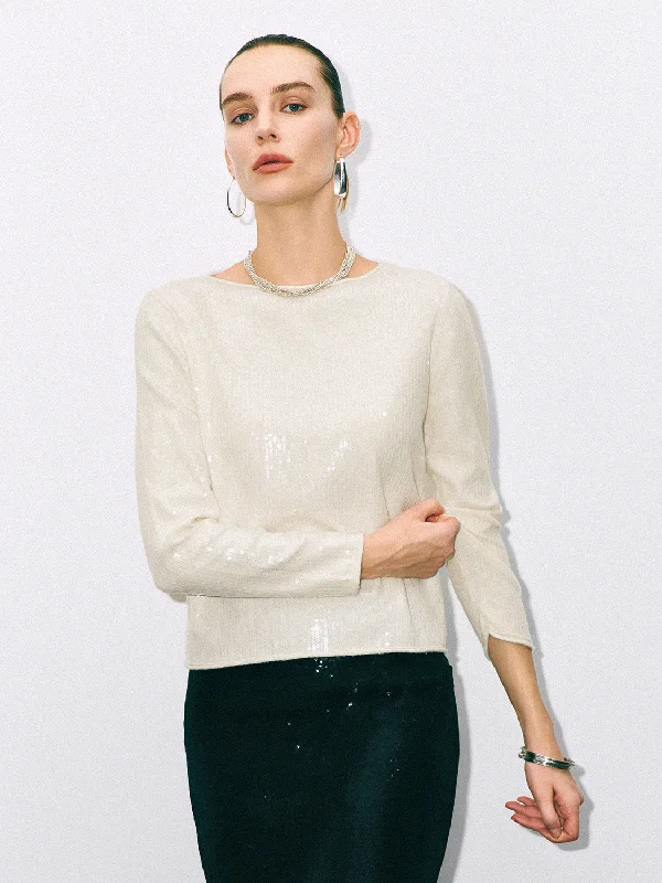Knitted T-Shirts Ribbed T-Shirt High Neck Heavyweight