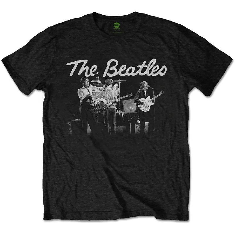 The Beatles | Official Band T-Shirt | 1968 Live Photo Handmade Hand-knitted Hand-woven