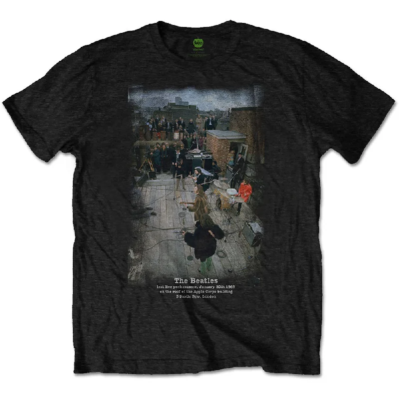 The Beatles | Official Band T-Shirt | 3 Savile Row (Back Print) Boxy Fit Fitted Loose