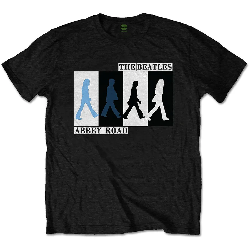 The Beatles | Official Band T-Shirt | Abbey Road Colours Crossing Front Pockets Side Pockets Patch Pockets