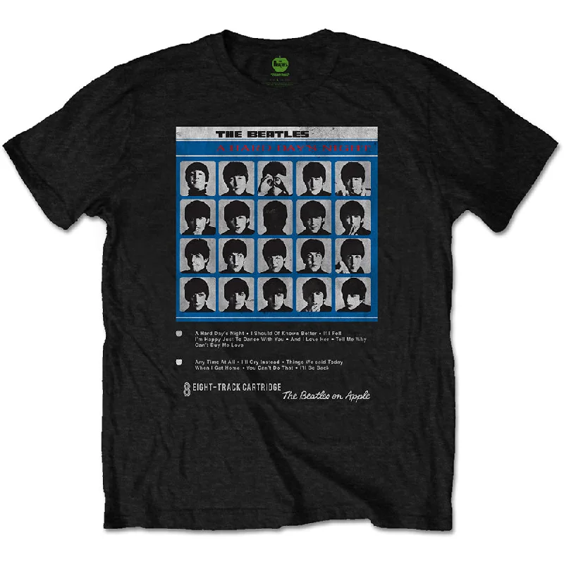The Beatles | Official Band T-Shirt | Hard Days Night 8 Track Cotton Fabric Linen Fabric Terry Fabric