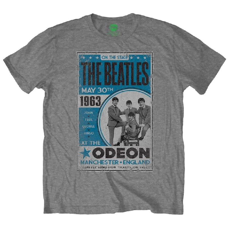 The Beatles | Official Band T-Shirt | Odeon Poster Chenille Blend Fleece Blend Nylon Blend