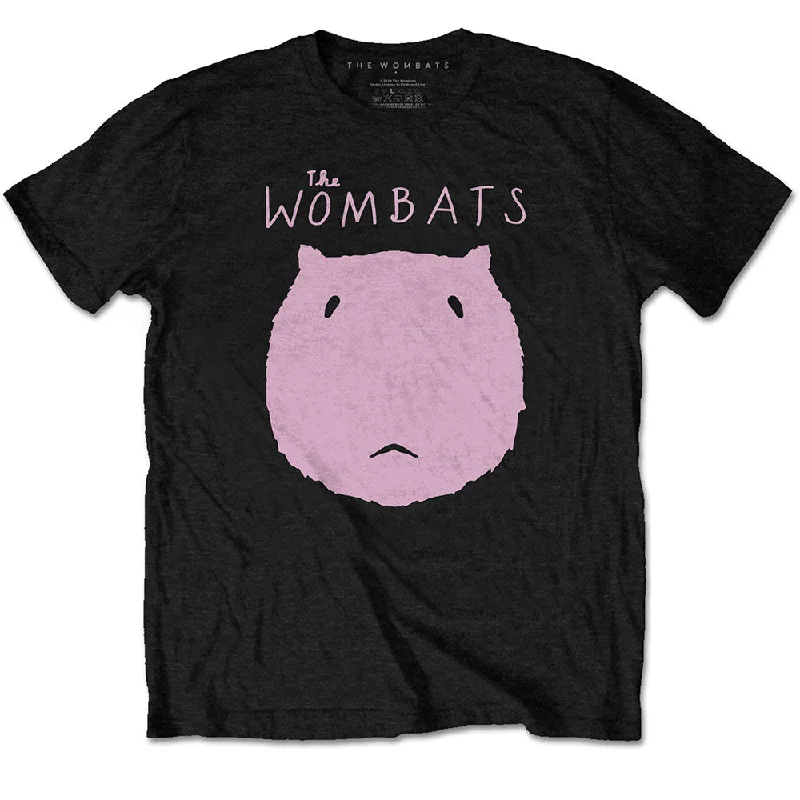 The Wombats | Official Band T-Shirt | Logo Zippered Buttoned Snapped