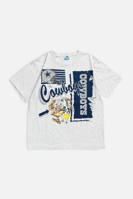 Vintage Dallas Cowboys NFL Tee - Women's XS Knit Fabric Woven Fabric Fleece Fabric