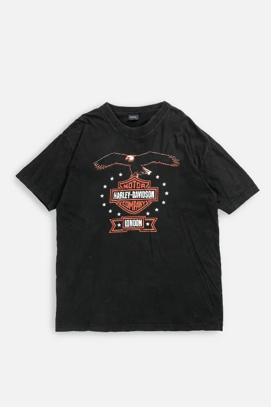 Vintage Harley Tee - XXL Mesh Canvas Denim
