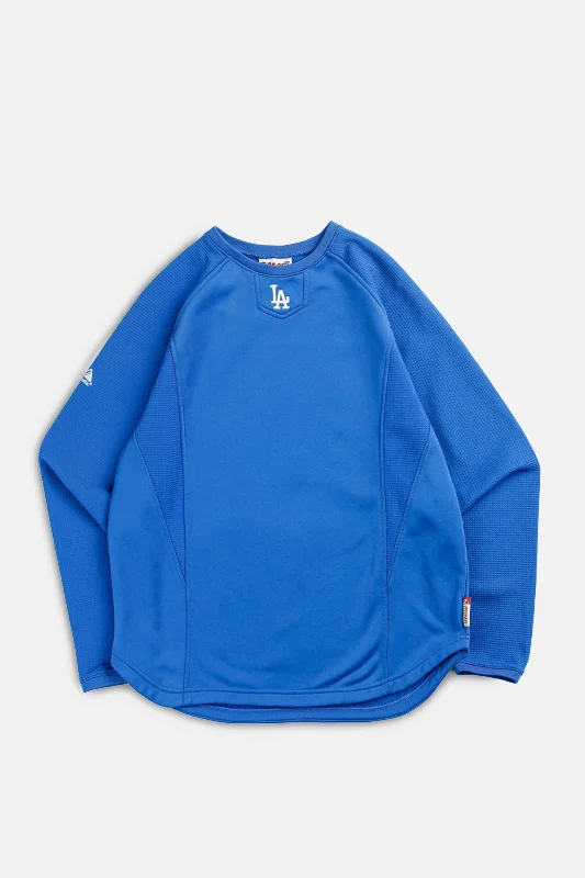Vintage LA Dodgers MLB Long Sleeve Tee - M Cozy Warm Stylish