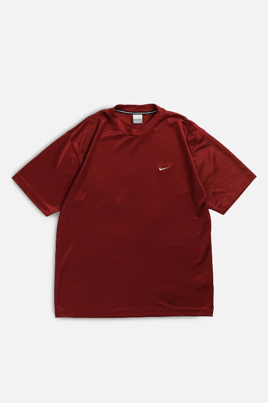 Vintage Nike Athletic Tee - L Boxy Fit Fitted Loose