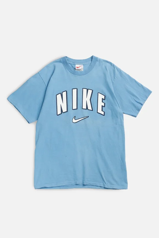Vintage Nike Tee - S Notch Collar Peter Pan Collar Cowl Neck