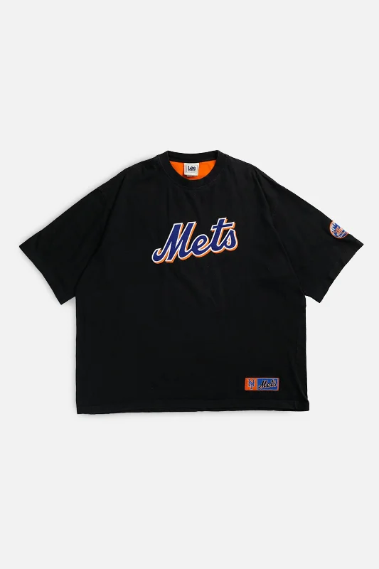 Vintage NY Mets MLB Tee - XL Boxy Fit Fitted Loose