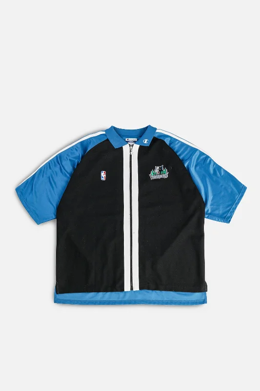 Vintage Orland Magic NBA Warmup Tee - XXL Asymmetrical Pockets Print