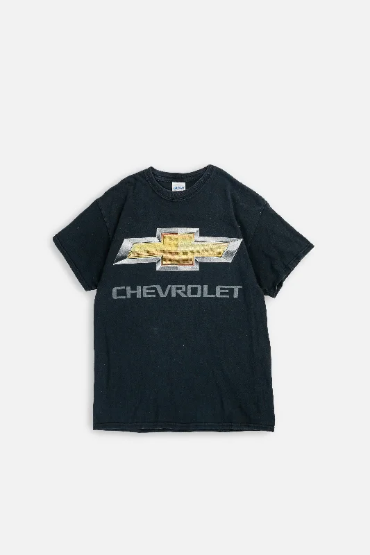 Vintage Racing Tee - Women's M Polka Dot Checkered Tartan