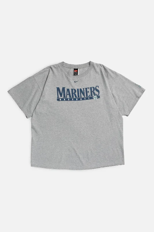 Vintage Seattle Mariners MLB Tee - XL Handmade Hand-knitted Hand-woven
