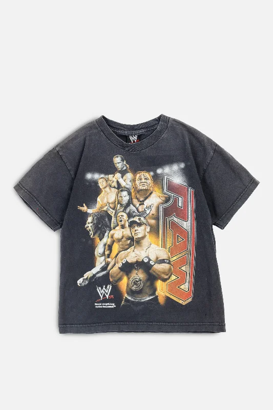 Vintage WWE Raw Tee - Women's XS Mesh Blend Leather Blend Suede Blend
