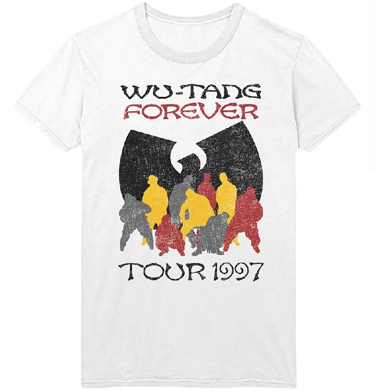 Wu-Tang Clan | Official Band T-Shirt | Forever Tour '97 Real Fur Shearling Chenille