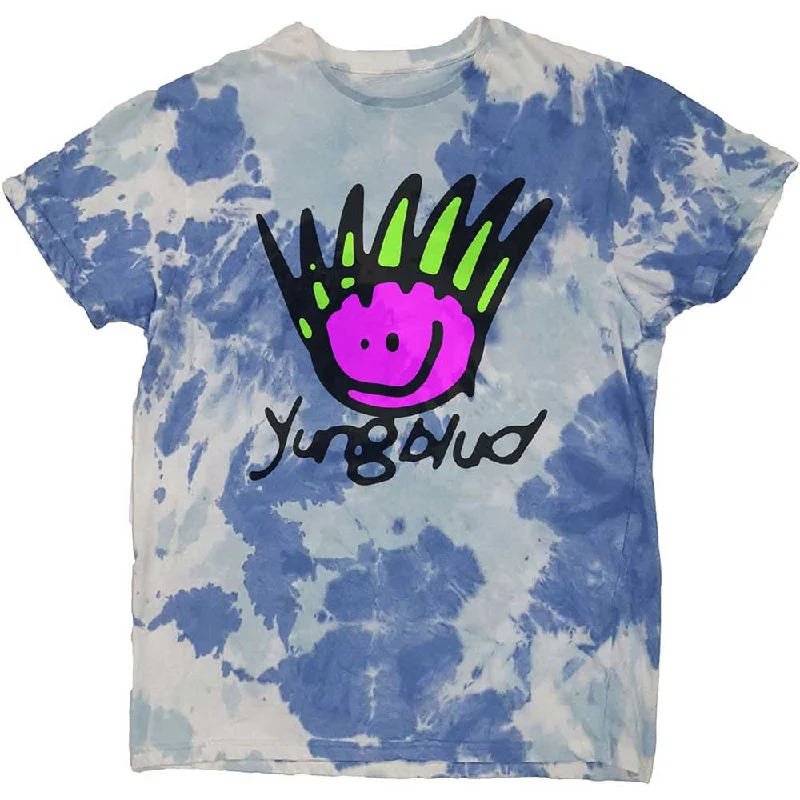 Yungblud | Official Band T-Shirt | Face (Dip-Dye) Zippered Front Buttoned Front Snap Front