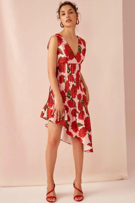 Step Aside Midi Dress Stylish Cold Shoulder Midi Dress