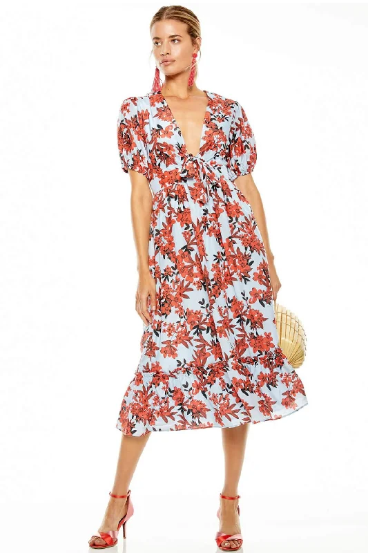 Red Sea Midi Dress Elegant Satin Slip Midi Dress
