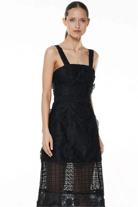 Virtuous Lace Midi Dress Comfortable Casual Midi Dress