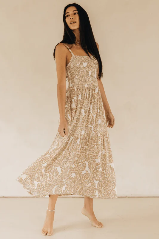 Florence Midi Dress Trendy A-Line Midi Dress