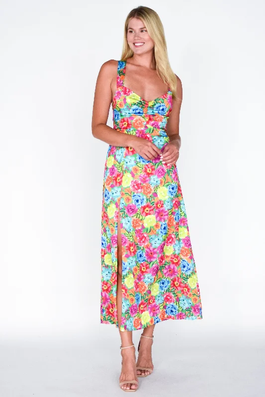 Mina Midi Dress Trendy Boho Midi Dress