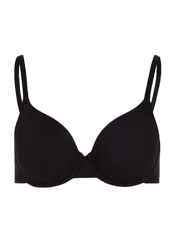 Cotton Sensation Underwire Bra | Black 71363-019 Comfortable Lace Bralette