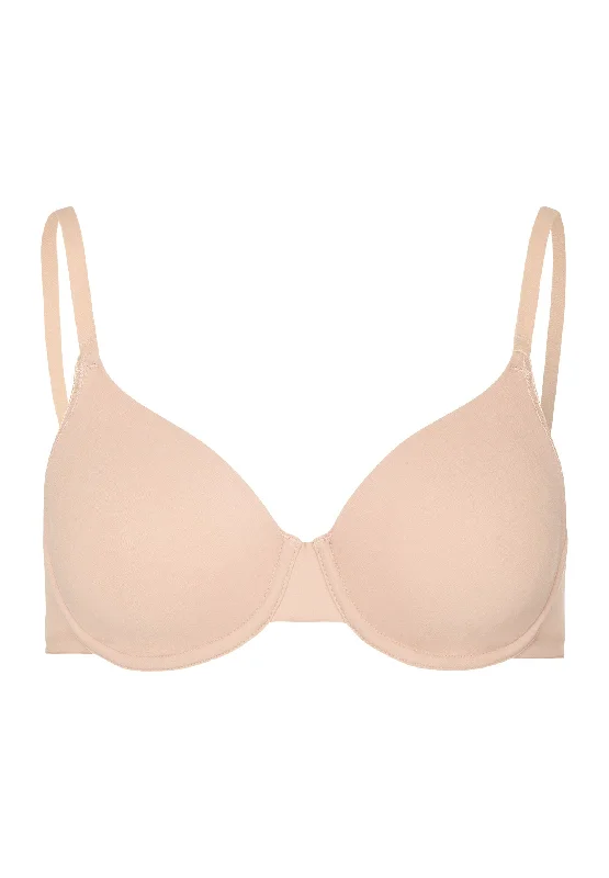 Cotton Sensation Underwire Bra | Beige 71363-274 Simple Wireless Bra
