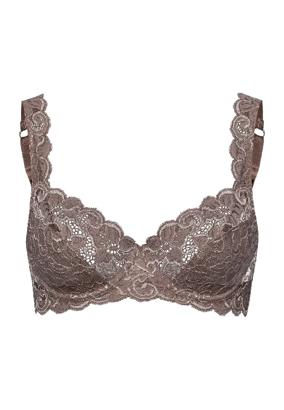 Luxury Moments Underwire Bra | Stonewash 71467-2756 Supportive Cotton Bra