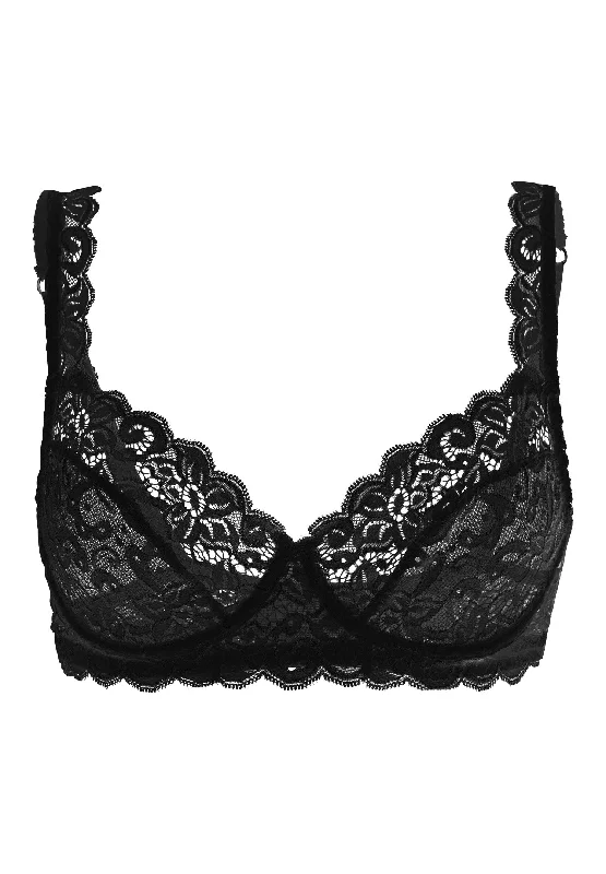 Luxury Moments Underwire Bra | Black 71467-019 Lightly Padded Bra
