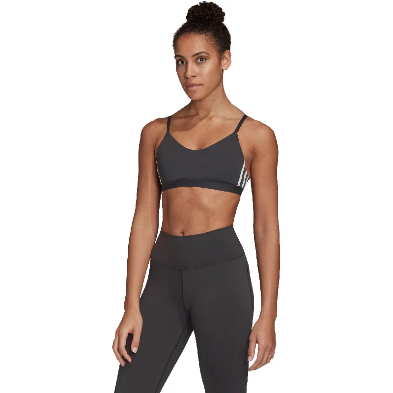 Adidas All Me 3-Stripes Womens Training Bra Daily Comfort Bra