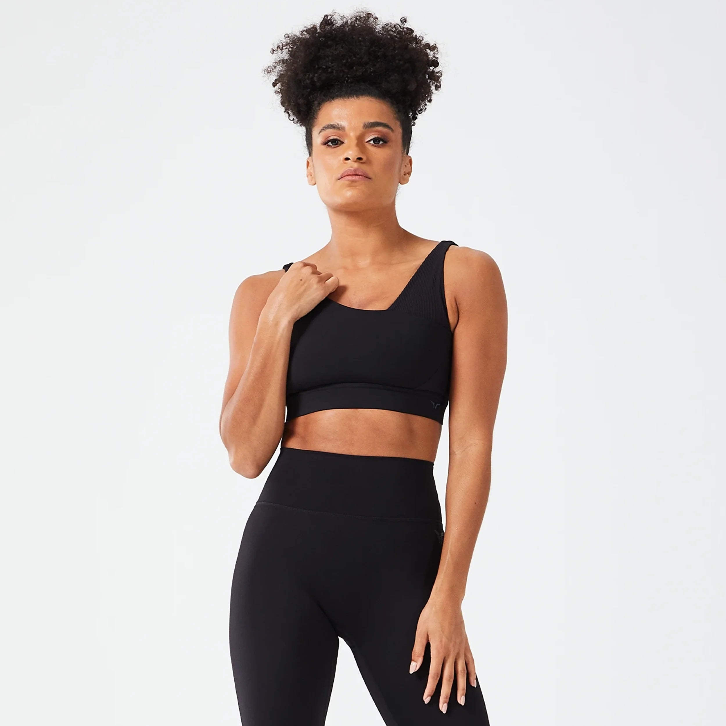 Code Asymmetric Glitch Bra - Black Sexy Lace Bralette