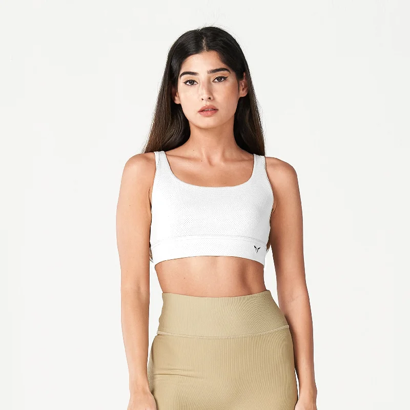 Code Power Bra - Pearl White Seamless Fit Bra
